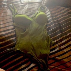 One piece olive green